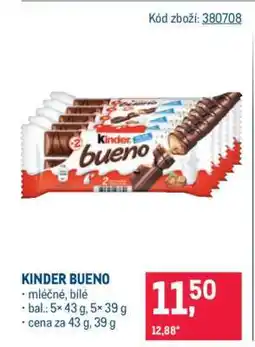 Makro KINDER BUENO nabídka