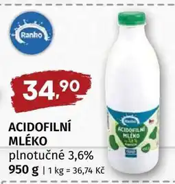 Terno Acidofilní mléko nabídka