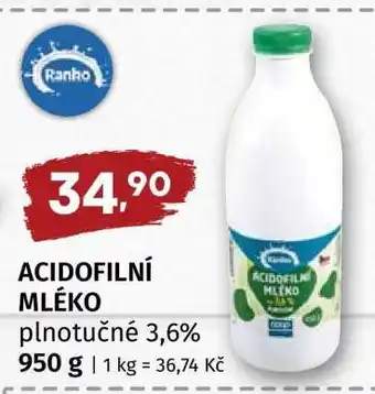 Acidofilní mléko
