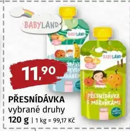 Terno PŘESNÍDÁVKA vybrané druhy nabídka