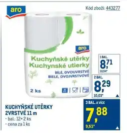 Makro KUCHYŇSKÉ UTĚRKY 2VRSTVÉ 11 m nabídka