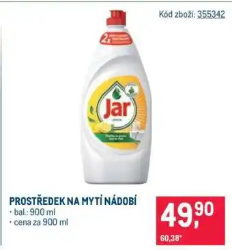 Makro Prostředek na mytí nádobí nabídka