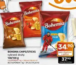 Terno BOHEMIA CHIPS, STICKS vybrané druhy nabídka
