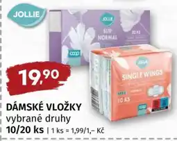 Terno DÁMSKÉ VLOŽKY vybrané druhy nabídka