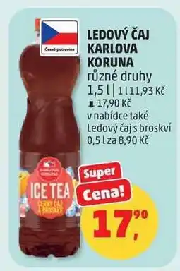 Penny Market Ledový čaj Karlova Koruna nabídka