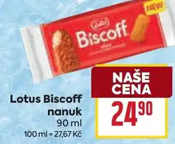 Billa Lotus Biscoff nanuk nabídka