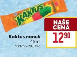 Billa Kaktus nanuk nabídka