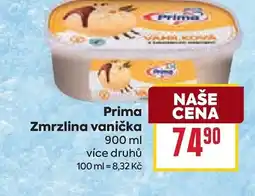 Billa Prima Zmrzlina vanička nabídka