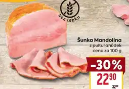 Billa Šunka Mandolína nabídka