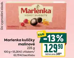 Billa Marlenka kuličky malinové nabídka