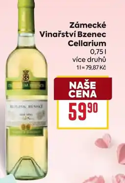Billa Zámecké Vinařství Bzenec Cellarium nabídka