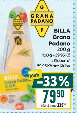 Billa BILLA Grana Padano nabídka