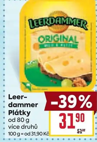 Billa Leerdammer Plátky nabídka