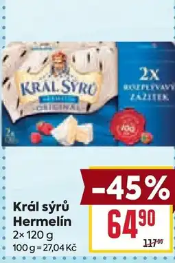 Billa Král sýrů Hermelín nabídka