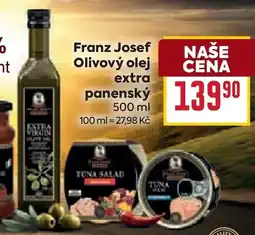 Billa Franz Josef Olivový olej extra panenský nabídka