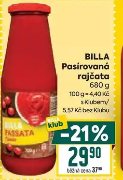 Billa BILLA Pasírovaná rajčata nabídka