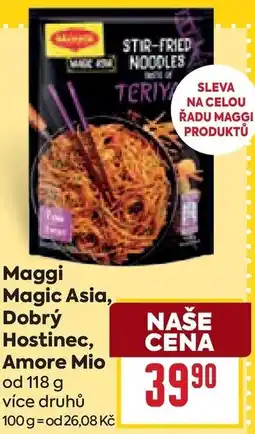 Billa Maggi Magic Asia, Dobrý Hostinec, Amore Mio nabídka