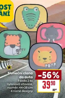 Billa Sluneční clona do auta nabídka