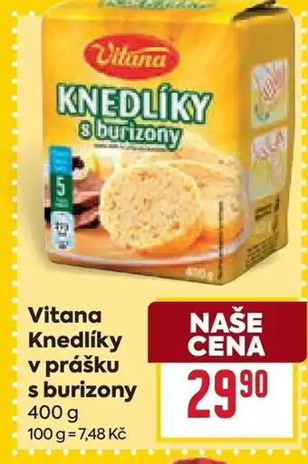 Billa Vitana Knedlíky v prášku s burizony nabídka
