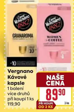 Billa Vergnano Κάνονέ kapsle nabídka