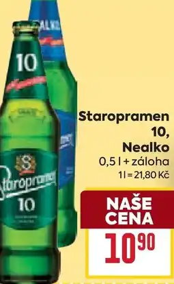 Billa Staropramen 10, Nealko nabídka