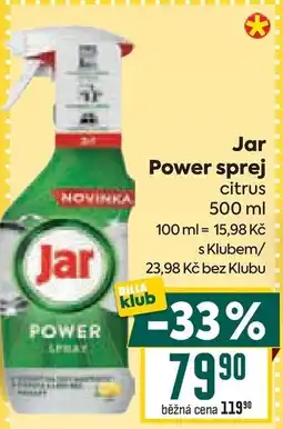 Billa Jar Power sprej nabídka