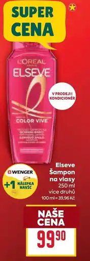 Billa Elseve Šampon na vlasy nabídka