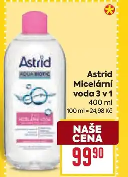 Billa Astrid Micelární voda 3 v 1 nabídka