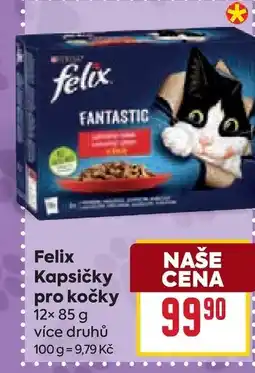 Billa Felix Kapsičky pro kočky nabídka