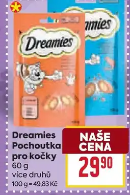 Billa Dreamies Pochoutka pro kočky nabídka
