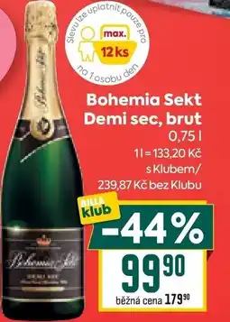 Billa Bohemia Sekt Demi sec, brut nabídka