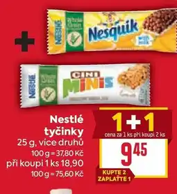 Billa Nestlé tyčinky nabídka