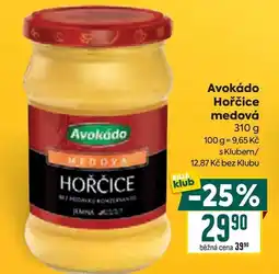 Billa Avokádo Hořčice medová nabídka