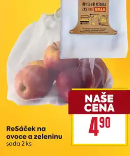 Billa ReSáček na ovoce a zeleninu nabídka