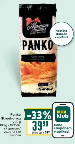 Billa Panko Strouhanka nabídka