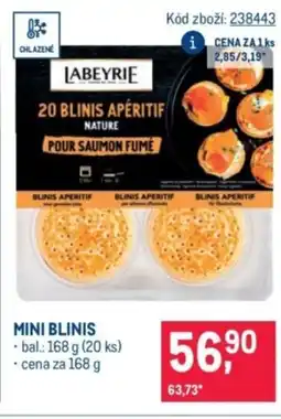 Makro Mini blinis nabídka