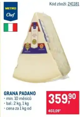 Makro Grana padano nabídka