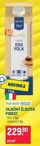 Makro Vaječný žloutek podest nabídka