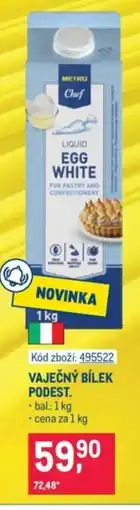 Makro Vaječný bílek podest nabídka