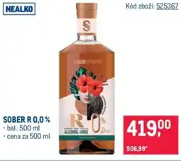 Makro Sober R 0,0% nabídka