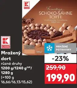 Kaufland Mražený dort nabídka