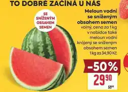 Billa Meloun vodní se sníženým obsahem semen volný, cena za nabídka