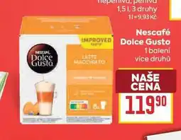 Billa Nescafé Dolce Gusto 1 balení nabídka
