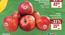 Billa Jablko Crimson snow skládané nabídka