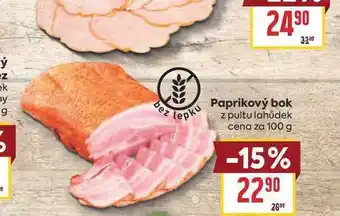 Billa Paprikový bok z pultu lahůdek cena za nabídka