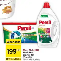Tesco Persil Prací prostředek, 28-44 PD nabídka