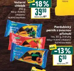 Billa Pardubický perník s ovocnou příchutí 1 ks nabídka