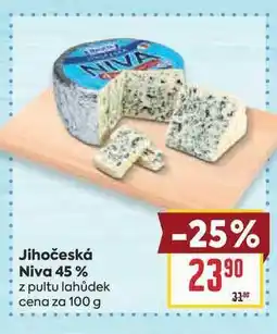 Billa Jihočeská Niva 45 % z pultu lahůdek cena za nabídka