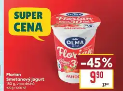 Billa Florian Smetanový jogurt nabídka