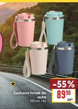 Billa Cestovní hrnek do auta 350 ml, 1 ks nabídka
